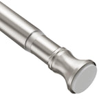 Amazer Spring Tension Shower Curtain Rod, 54-90 Inches Rust-Resistance Tension Curtain Rod Bathroom Rod, Adjustable Shower Curtain Rod No Drill, Nickel