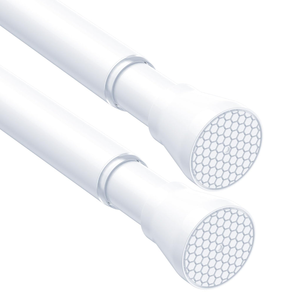 Tension Rods for Windows 28 to 48 Inch - Black