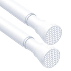 Tension Rods for Windows 28 to 48 Inch - Black