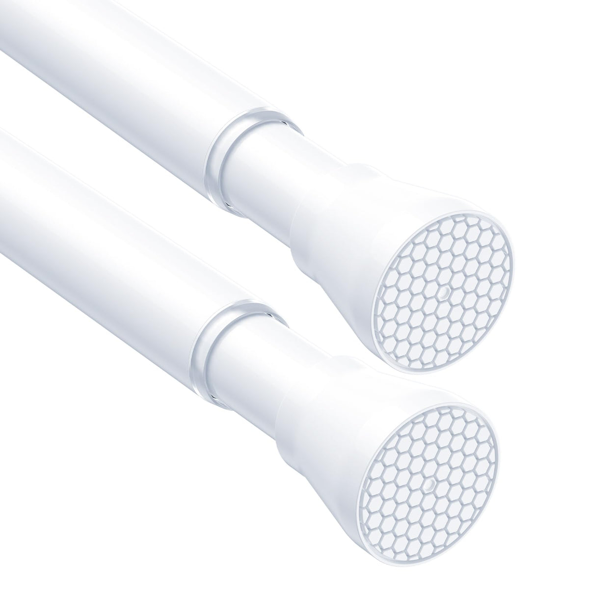 Tension Rods for Windows 28 to 48 Inch - Black
