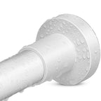 YNL Gold Shower Curtain Rod 32-80 Inch(2.7-6.6ft), Non Slip, Never Rust, No Drill Stainless Steel Spring Tension Shower Rod, Adjustable Tension Rod for Bathroom