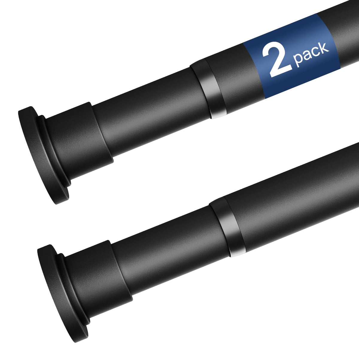 ALLZONE Heavy Duty Tension Shower Curtain Rod, 42–83 in., Stay-in-Place