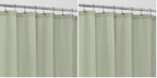 ALYVIA SPRING 72x96 Extra Long Waterproof Fabric Shower Curtain Liner White