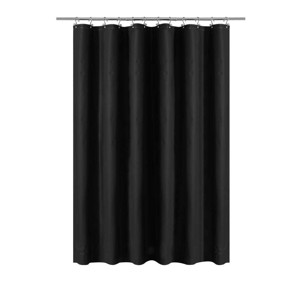 Barossa Design 48 inch Wide Stall Shower Curtain Liner with Magnets, Clear