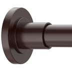 GXOACKJ Brushed Nickel Shower Curtain Rods - 31-80 Inch Spring Tension Shower Rods for Bathroom, Adjustable, No Drilling, No Rust, Stainless Steel