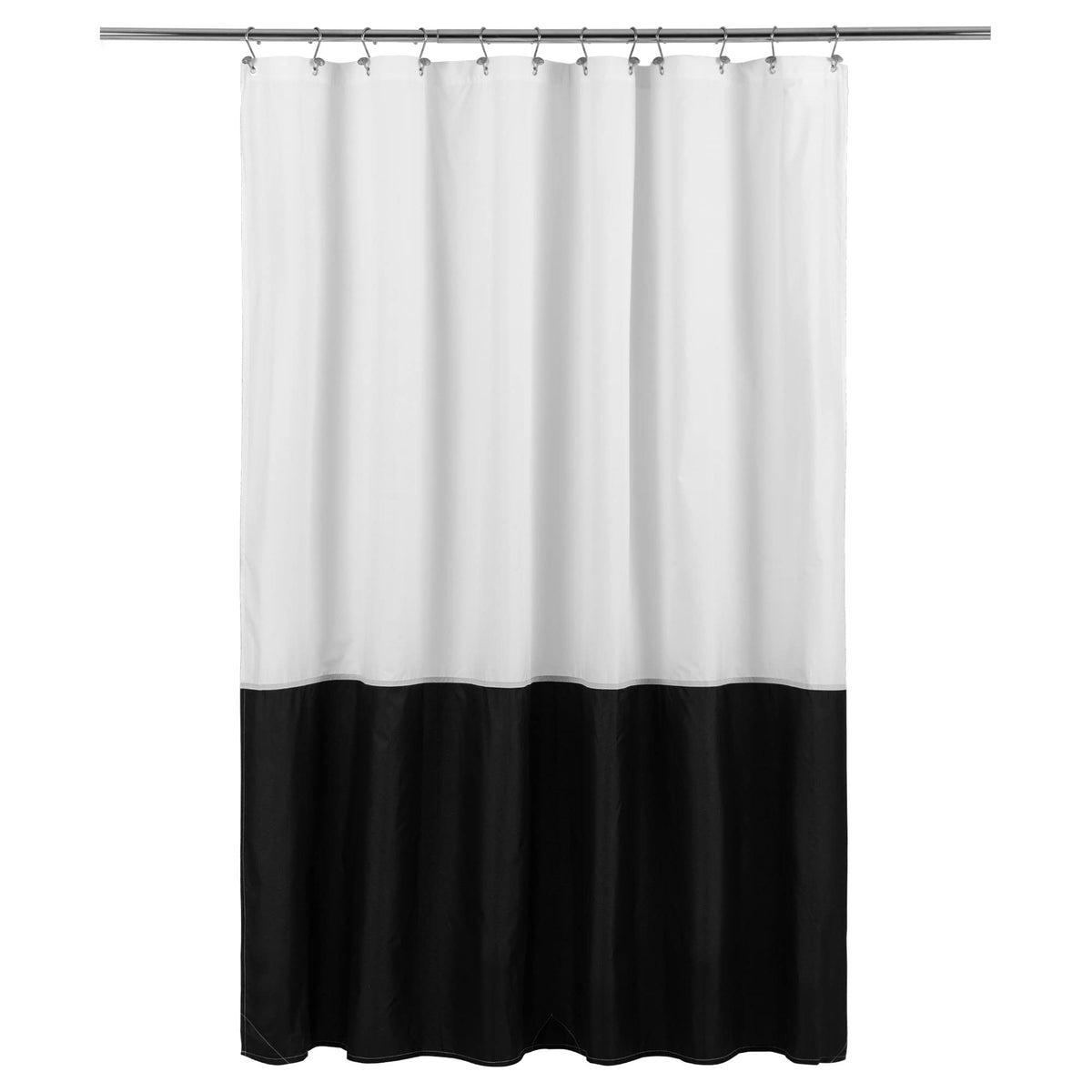 ALYVIA SPRING Waterproof Fabric Shower Curtain or Liner White, 72x72