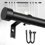 YNL Shower Curtain Rod 34-82 Inches (2.8-6.8ft) Adjustable Spring Shower Rod No Drilling, Non-Slip, Never Rust, Stainless Steel, Suitable for Bathroom Window Living room, Gold
