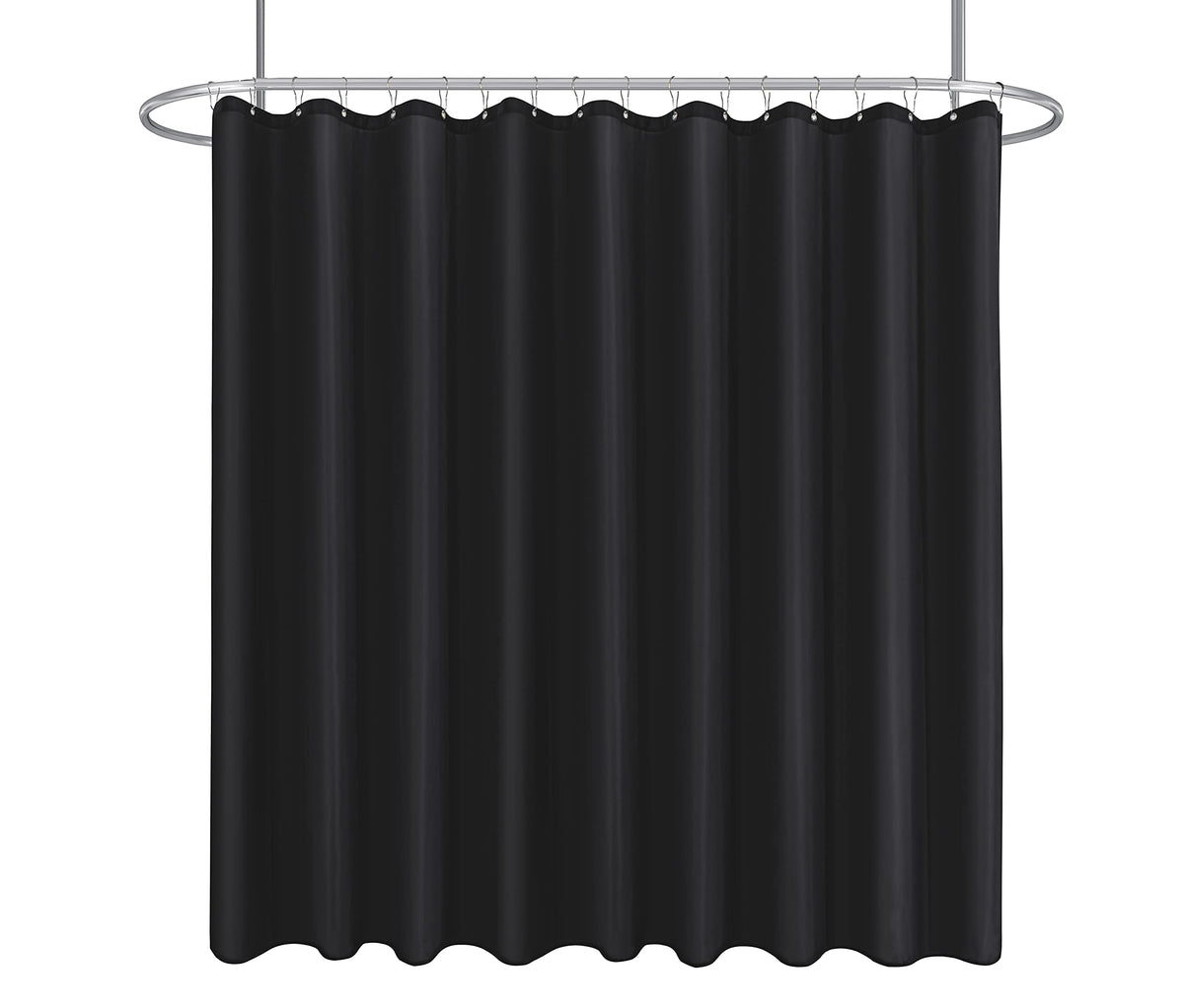 Fabric Shower Curtain Liner 60x72 Inch-White Standard Size Shower Liners