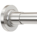 SUNALLY Shower Curtain Rod Adjustable 32-61 in Tension Curtain Rods, White