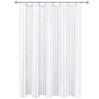 Fabric Shower Curtain Liner 60x72 Inch-White Standard Size Shower Liners