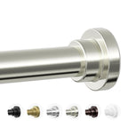 Mcrbeay Shower Curtain Rod, 1" Diameter Heavy Duty Tension Shower Rod