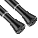 AIZESI 2Pcs Spring Tension Curtain Rods, Adjustable 26-39 Inch, White