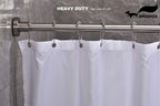 BRIOFOX Tension Curtain Rod 43-73 Inches Brushed Nickel, Rustproof and Non-Slip and Heavy Duty Shower Curtain Rod for Window or Bathroom, 304 Stainless Steel