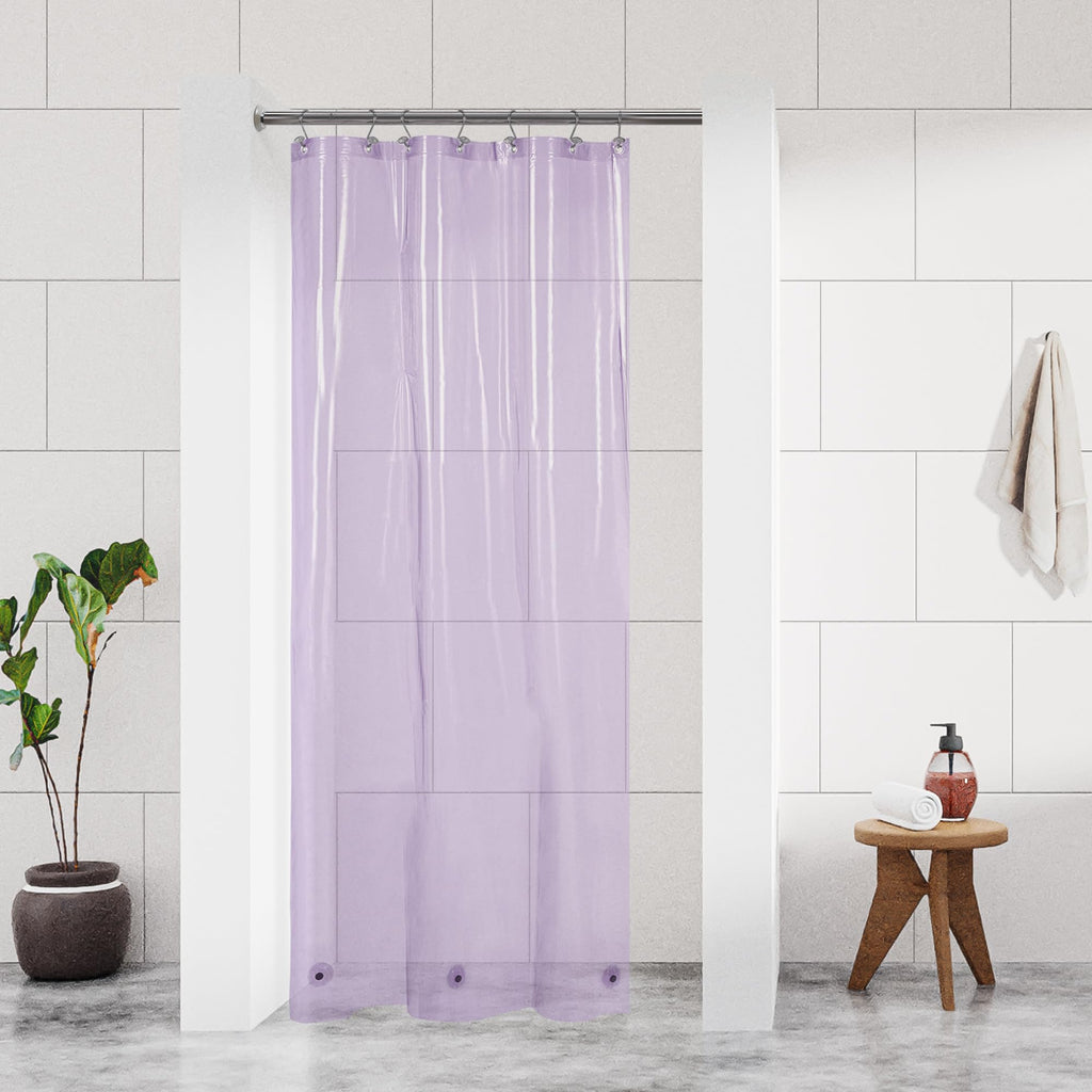 Barossa Design Oeko-tex Certified Shower Curtain Liner Standard Size, Clear
