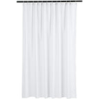 Amazon Basics Lightweight Super Soft Easy Care Microfiber Waffle Texture Shower Curtain , 72" x 72", White