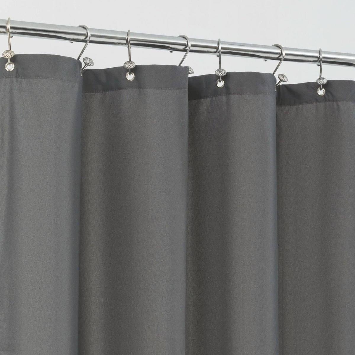 ALYVIA SPRING Waterproof Fabric Shower Curtain or Liner White, 72x72