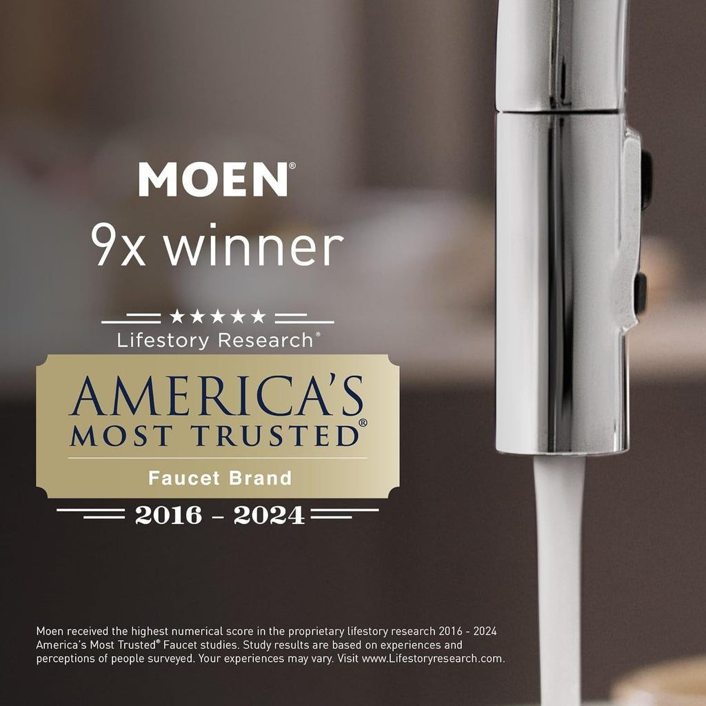Moen Polished Nickel Shower Curtain Ring, Pack of 12, SR2201NL