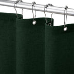 Linen Shower Curtain Beige Boho Cream Natural Cloth 72" W x 72" L