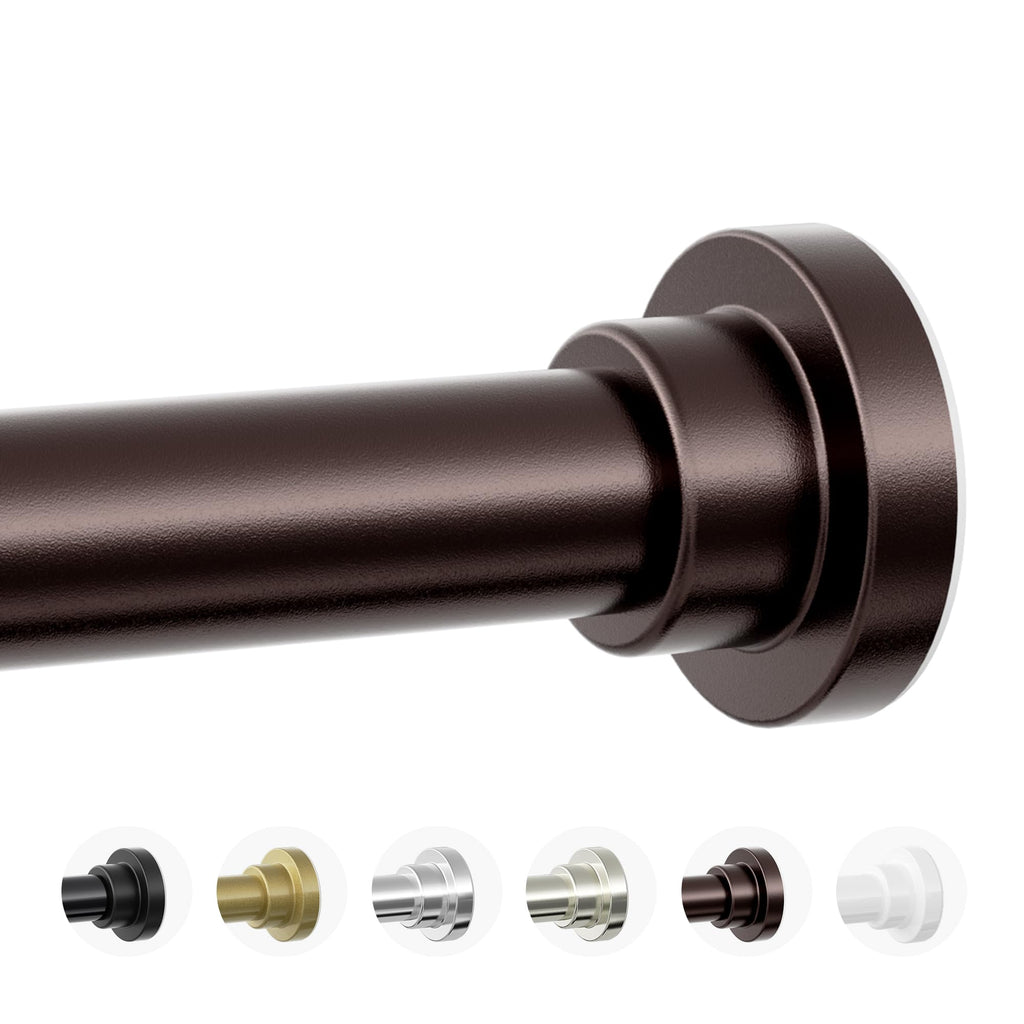 Mcrbeay Shower Curtain Rod, 1" Diameter Heavy Duty Tension Shower Rod