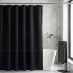 Waterproof Fabric Shower Curtain Liner, TPU Coated, PEVA-Free & Odorless, Hotel Quality, 3 Magnets, Rust-Proof Metal Grommets, Machine Washable, White, 72x72 Inch