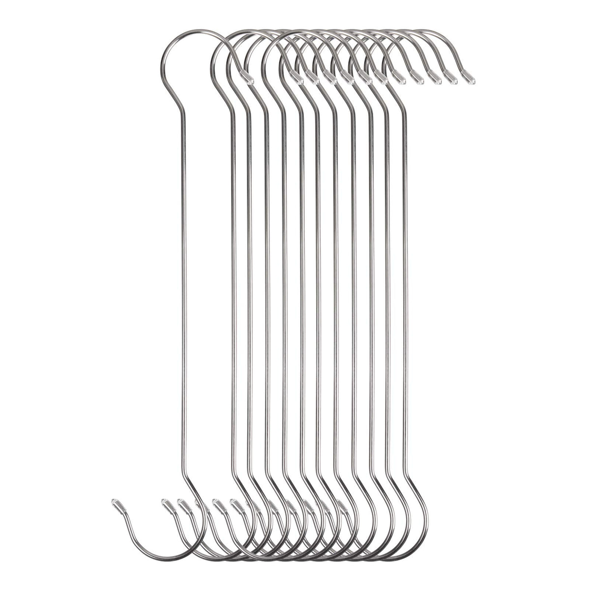 12 Pack 7.9 Inch Extra Long Shower Curtain Hooks for Hanging