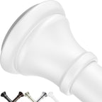 Oil Rubbed Bronze Tension Shower Curtain Rod – Adjustable 18-79 Inches, Fits 20-78 Inch Spaces (Ideal for 72" Wide Bathrooms), Rust Resistance Adjustable Durable Spring No Drilling