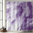 Shower Curtains Grey Marble Shower Curtain for Bathroom 72 X 72 Inch