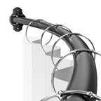 Mcrbeay Curved Shower Curtain Rod, Stainless Steel, Adjustable 40-72 inch