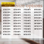 Barossa Design Narrow Stall Shower Curtain Waffle Weave 36x72, White