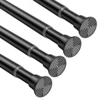 1Pcs Tension Curtain Rod 31-76 Inches,White Shower Rod for Bathroom Window