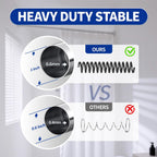 Chrsouly Shower Curtain Rod, 31-76 Inch Adjustable Tension Shower Rod