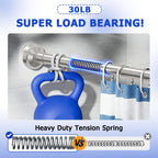 Shower Curtain Rod, No Drilling Adjustable 32-75 Inches Spring Tension Rods