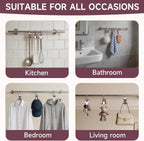 Highland Cow Shower Curtain Hooks Set of 12 for Farmhouse Bath