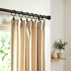24 Pack 2 Inches Openable Curtain Rings with Clips