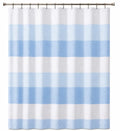 Dainty Home Ombre Waffle Weave Shower Curtain 70 x 72 Grey Textured Fabric Shower Curtain, Hotel Style Waffle Weave Bathroom Curtain, Water Resistant Polyester Ombre Shower Curtain
