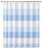 Dainty Home Ombre Waffle Weave Shower Curtain 70 x 72 Grey Textured Fabric Shower Curtain, Hotel Style Waffle Weave Bathroom Curtain, Water Resistant Polyester Ombre Shower Curtain