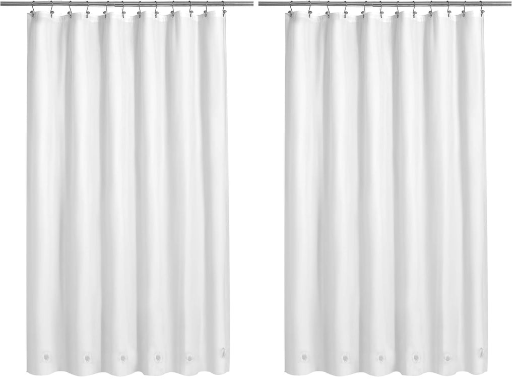 Barossa Design Oeko-tex Certified Shower Curtain Liner Standard Size, Clear