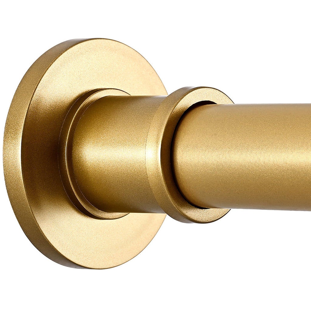 BRIOFOX Shower Curtain Rod Adjustable 18-78 Inch, No Drilling Non Slip Stainless Steel Spring Tension Curtain Rod for Window or Bathroom, Bronze
