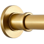 BRIOFOX Shower Curtain Rod Adjustable 18-78 Inch, No Drilling Non Slip Stainless Steel Spring Tension Curtain Rod for Window or Bathroom, Bronze