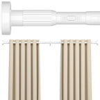 AIZESI 41-144 Inch Heavy Duty Tension Curtain Rod - No Drilling, Adjustable