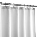 Barossa Design Narrow Stall Shower Curtain Waffle Weave 36x72, White