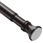 Amazer Spring Tension Shower Curtain Rod, 54-90 Inches Rust-Resistance Tension Curtain Rod Bathroom Rod, Adjustable Shower Curtain Rod No Drill, Nickel