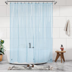 Barossa Design Oeko-tex Certified Shower Curtain Liner Standard Size, Clear