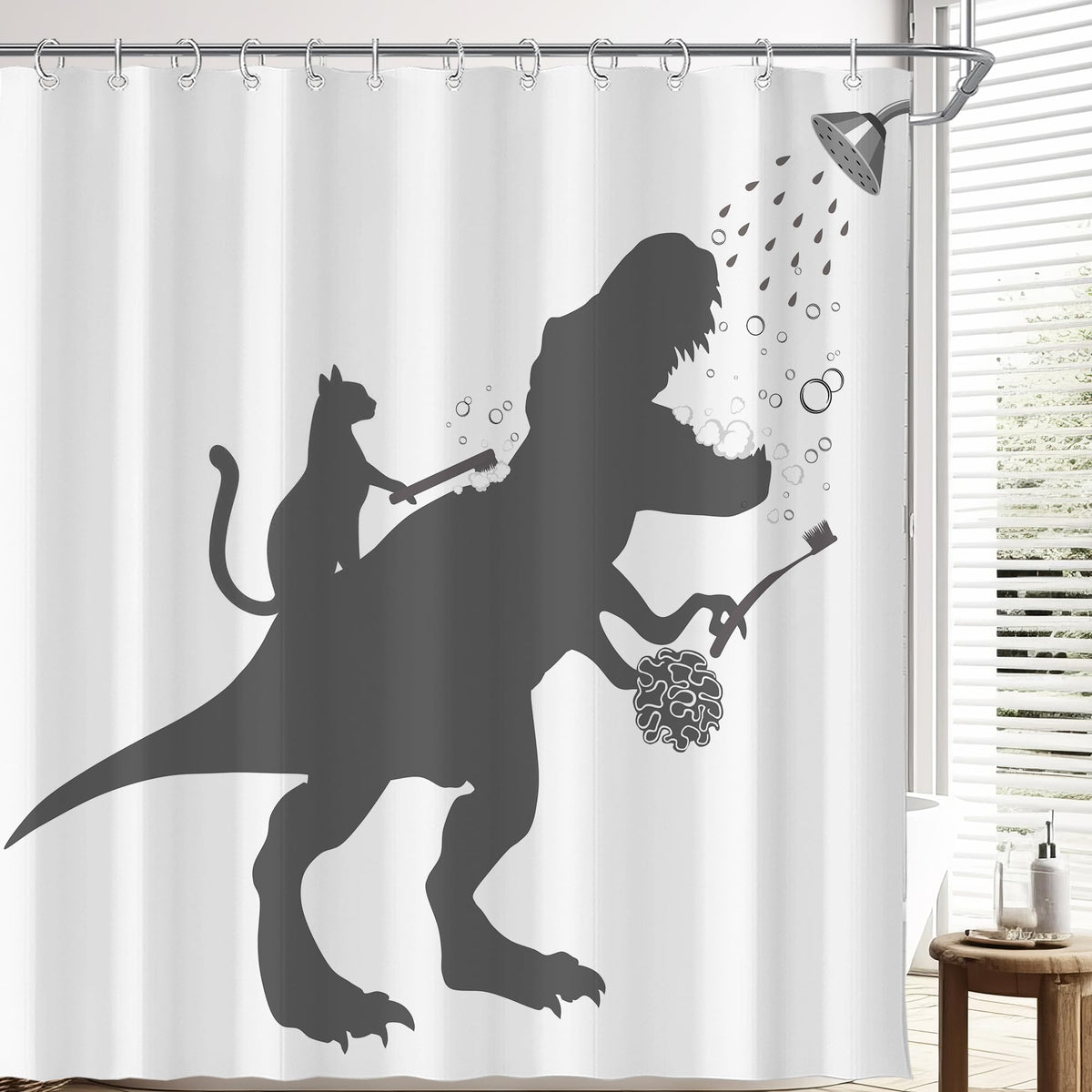 Ocean Beach Coastal Nautical Summer Sunset Shower Curtain for Bathroom 72W*72H Inch Seaside Seacoast Beachy Waves Bathtub Decor Seascape Neutral Cool Waterproof Polyester Fabric Set with 12 Hooks
