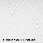 Mrs Awesome Embossed Microfiber Shower Curtain Liner 71 x 96, White