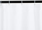 Amazon Basics Lightweight Super Soft Easy Care Microfiber Waffle Texture Shower Curtain , 72" x 72", White