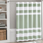 Madison Park Spa Waffle Shower Curtain for Bathroom, 72 x 72, Grey