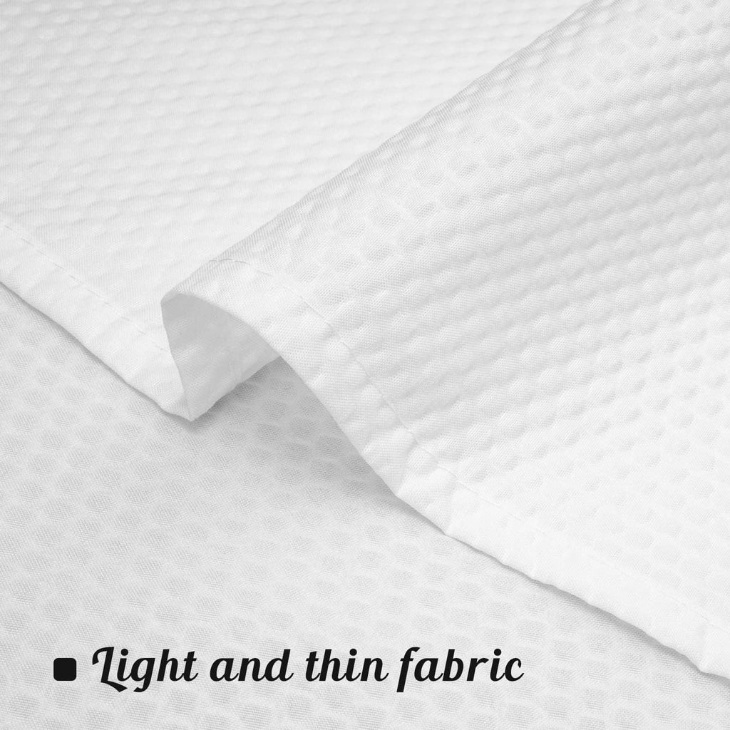 Mrs Awesome Embossed Microfiber Shower Curtain Liner 71 x 96, White