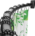 Curved Shower Curtain Rod for Bathroom, 40-72 Inches Adjustable Shower Rod