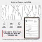 LXBNI Ringless Shower Curtain with Snap-in Liner, Gray White, 71 x 74 Inch